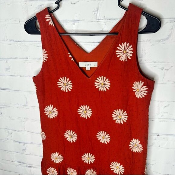 Loft small petite red dress - Picture 7 of 7